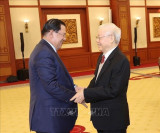 Vietnamese, Cambodian Parties hold high-level meeting in Hanoi