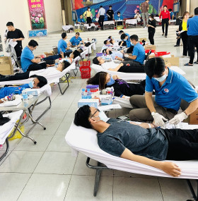 TP.Thủ Dầu Một: Vận động, tiếp nhận 1.640 đơn vị máu