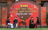 Rộn ràng hội thi hát Di sản dân ca Quan họ Bắc Ninh năm 2023