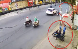 Dàn cảnh hỏi đường để trộm cắp xe máy