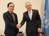 越南政府副总理陈流光会见各国和国际组织领导