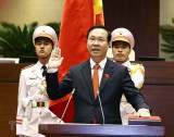 Hình ảnh Chủ tịch nước Võ Văn Thưởng tuyên thệ nhậm chức
