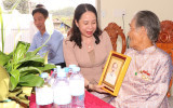 Social welfare well done in Binh Duong province as affirmed by Deputy State President