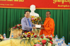 Ông Trần Thanh Mẫn thăm, chúc Tết Chôl Chnăm Thmây tại Cần Thơ
