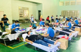 300 volunteers in Ben Cat participate in blood donation