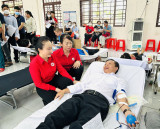 TP.Thủ Dầu Một: Tiếp nhận thêm 349 đơn vị máu từ những người tình nguyện hiến tặng