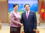Xây dựng đường biên giới Việt Nam-Campuchia hòa bình hữu nghị, hợp tác