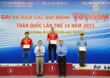 Bình Dương đạt 2 Huy chương Vàng tại giải Vovinam các CLB mạnh toàn quốc 2023