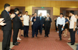 国家主席武文赏出席在平阳举行的越武道门派成立85周年纪念仪式