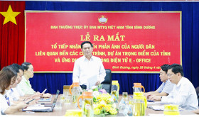 Ra mắt tổ tiếp nhận phản ánh về các công trình trọng điểm