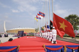 Team Vietnam attend SEA Games flag-raising ceremony