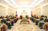 Thắt chặt tình đoàn kết, hữu nghị giữa hai nước, hai quân đội Việt-Lào