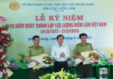 Chi cục Kiểm lâm tỉnh: Kỷ niệm 50 năm Ngày thành lập lực lượng kiểm lâm Việt Nam