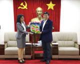 Leaders of Binh Duong Provincial People's Committee received delegation of Mariel Special Economic Zone (Cuba)