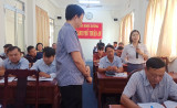 Binh Duong provincial Inspectorate offers public reception training course in Thuan An city