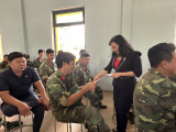Đoàn công tác TP.Thuận An thăm cán bộ, chiến sĩ tham gia huấn luyện đợt 3 năm 2023