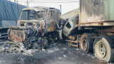 Điều tra vụ hai xe container va chạm giao thông gây cháy