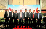Lãnh đạo tỉnh tham dự lễ kỷ niệm 50 năm thiết lập Quan hệ ngoại giao Việt Nam - Singapore