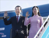 President leaves Hanoi for visits to Austria, Italy, the Vatican