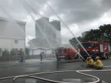 Thực tập phương án chữa cháy tại Khu công nghiệp Sóng Thần II