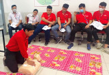Hội Chữ thập đỏ tỉnh: Tập huấn sơ cấp cứu cho cán bộ, nhân viên siêu thị