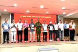 TP.Thuận An: Ra mắt 29 Đội Công nhân xung kích tự quản về an ninh trật tự