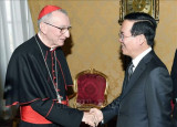 President meets with Secretary of State of Vatican