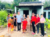 Hội Chữ thập đỏ huyện Dầu Tiếng: Tiếp nhận kinh phí hỗ trợ xây nhà chữ thập đỏ