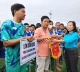 Liên đoàn Lao động TP.Thuận An tổ chức giải bóng đá công nhân viên chức lao động năm 2023