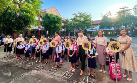 First day of new academic year gets joyful