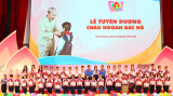 Binh Duong children do their best to follow the 5 things taught by Uncle Ho