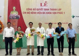 Đảng ủy phường Tương Bình Hiệp: Thành lập Chi bộ Bệnh viện Đa khoa Vạn Phúc 1