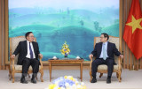 Thủ tướng: Thúc đẩy mạnh mẽ cơ chế Ủy ban Hợp tác Việt Nam-Lào
