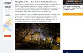 德国媒体介绍越南特色旅游景点
