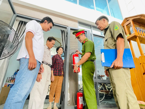 TP.Tân Uyên: Huy động lực lượng tại chỗ vào công tác phòng cháy, chữa cháy