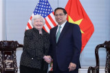 PM meets US Treasury Secretary, leaders of economic groups