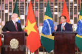 Việt Nam-Brazil tăng cường hợp tác sâu rộng trên tất cả các lĩnh vực