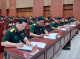 Bộ Chỉ huy Quân sự tỉnh: Kiểm tra chính trị sĩ quan, quân nhân chuyên nghiệp