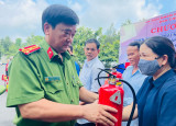 Huyện Bắc Tân Uyên: Tổ chức chương trình tuyên truyền, trải nghiệm về chữa cháy và cứu nạn cứu hộ