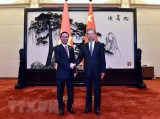 Chủ tịch nước hội kiến Ủy viên trưởng Nhân đại toàn quốc Trung Quốc