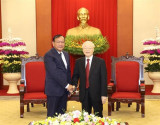 Party chief receives CPP external relations commission head