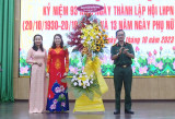 Bộ Chỉ huy Quân sự tỉnh Bình Dương: Họp mặt kỷ niệm 93 năm ngày thành lập Hội Liên hiệp Phụ nữ Việt Nam