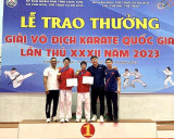 Giải vô địch Karate Quốc gia 2023: Bình Dương giành được 3 huy chương vàng