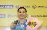 Tay vợt Thùy Linh có bước thăng tiến lịch sử, vào top 20 thế giới