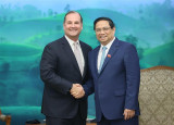 越南政府总理范明政会见美国万豪集团总裁兼首席执行官