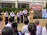 Propaganda on fire prevention-fighting and traffic safety among students held