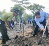 Planting trees, protecting forests associated with socio-economic development