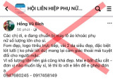 Giả mạo tổ chức Hội LHPN Việt Nam để lừa đảo trên mạng xã hội