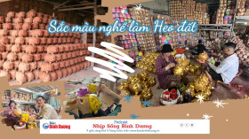 NHỊP SỐNG BÌNH DƯƠNG: Sắc màu nghề làm heo đất