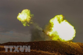 Israel tấn công một số vị trí quân sự ở miền Nam Syria